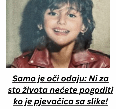 Samo je oči odaju: Ni za sto života nećete pogoditi ko je pjevačica sa slike! (Foto)