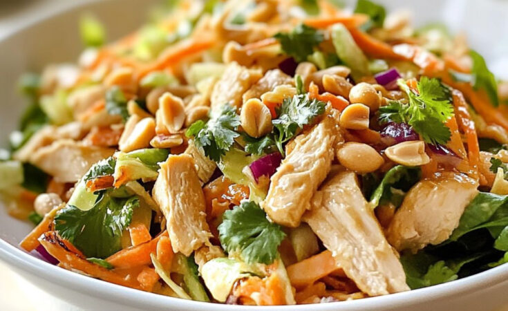 Snaga u svakom zalogaju: Pileća salata s kikirikijem