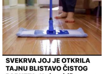 SVEKRVA JOJ JE OTKRILA TAJNU BLISTAVO ČISTOG PARKETA: Kuća miriše predivno zahvaljujući ovom receptu SVEKRVA JOJ JE OTKRILA TAJNU BLISTAVO ČISTOG PARKETA: Kuća miriše predivno zahvaljujući ovom receptu