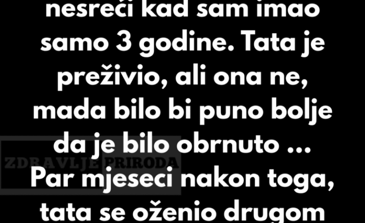 “Svoju mamu ne pamtim, izgubila je život u saobraćajnoj nesreći kad sam imao samo 3 godine”