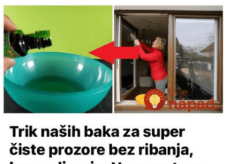 Tajna naše bake su super čisti prozori bez ribanja i poliranja: ne morate se više baviti mrljama, oni odmah zasjaje! Tajna naše bake su super čisti prozori bez ribanja i poliranja: ne morate se više baviti mrljama, oni odmah zasjaje!