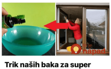 Tajna naše bake su super čisti prozori bez ribanja i poliranja: ne morate se više baviti mrljama, oni odmah zasjaje! Tajna naše bake su super čisti prozori bez ribanja i poliranja: ne morate se više baviti mrljama, oni odmah zasjaje!