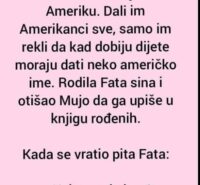 VIC DANA: Fata i Mujo u Americi