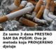 Za samo 3 dana PRESTAO SAM DA PUŠIM: Ovo je metoda koja PROVJERENO djeluje