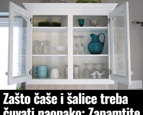 Zašto čaše i šalice treba čuvati naopako: Zapamtite ovo doživotno Zašto čaše i šalice treba čuvati naopako: Zapamtite ovo doživotno