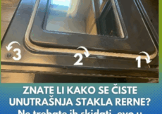 ZNATE LI KAKO SE ČISTE UNUTRAŠNJA STAKLA RERNE? Ne trebate ih skidati, evo u čemu je tajna (VIDEO)