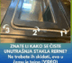 ZNATE LI KAKO SE ČISTE UNUTRAŠNJA STAKLA RERNE? Ne trebate ih skidati, evo u čemu je tajna (VIDEO)