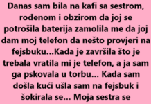 Dala je sestri telefona a onda je otkrila HOROR… Dala je sestri telefona a onda je otkrila HOROR…