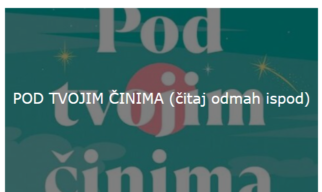 Pod tvojim činima