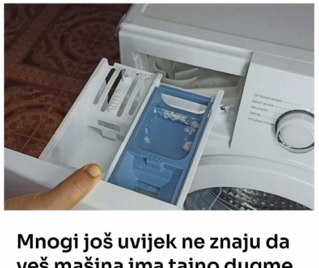 Mnogi još uvijek ne znaju da veš mašina ima tajno dugme za ribanje fioke: Evo gdje se nalazi Mnogi još uvijek ne znaju da veš mašina ima tajno dugme za ribanje fioke: Evo gdje se nalazi