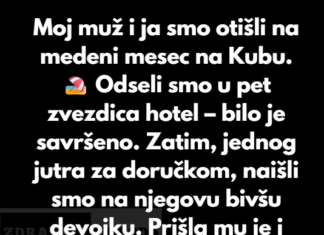 “Moj muž i ja smo otišli na medeni mesec na Kubu…” “Moj muž i ja smo otišli na medeni mesec na Kubu…”