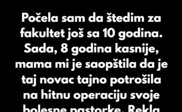Odbijam da oprostim mami nakon što je uzela novac koji sam štedela za fakultet da bi spasila život svoje pastorke Odbijam da oprostim mami nakon što je uzela novac koji sam štedela za fakultet da bi spasila život svoje pastorke