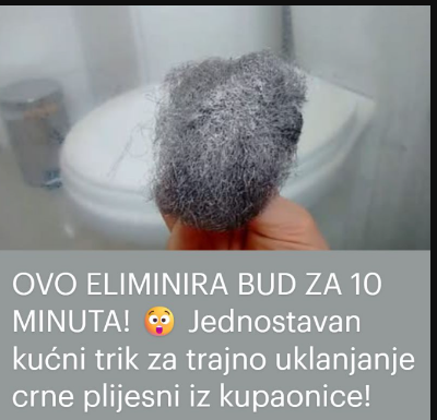 OVO ELIMINIRA BUD ZA 10 MINUTA! 😲 Jednostavan kućni trik za trajno uklanjanje crne plijesni iz kupaonice!