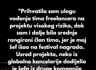“Prihvatila sam ulogu vođenja tima freelancera na projektu visokog rizika…” “Prihvatila sam ulogu vođenja tima freelancera na projektu visokog rizika…”