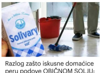 Razlog zašto iskusne domaćice peru podove OBIČNOM SOLJU: Probala sam JEDNOM i nikada više neću ni na koji drugi način! Razlog zašto iskusne domaćice peru podove OBIČNOM SOLJU: Probala sam JEDNOM i nikada više neću ni na koji drugi način!