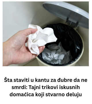 Šta staviti u kantu za đubre da ne smrdi: Tajni trikovi iskusnih domaćica koji stvarno deluju Šta staviti u kantu za đubre da ne smrdi: Tajni trikovi iskusnih domaćica koji stvarno deluju