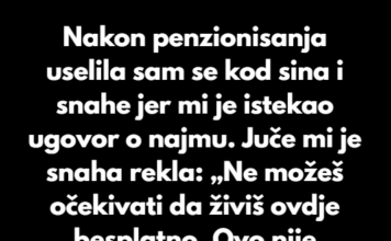 Izbačena sam iz sinove kuće — ali sam okrenula stvari u svoju korist. Izbačena sam iz sinove kuće — ali sam okrenula stvari u svoju korist.