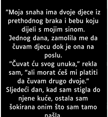 “Moja snaha ima dvoje djece iz prethodnog braka…” “Moja snaha ima dvoje djece iz prethodnog braka…”