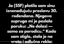 Moja snaha mi je zabranila dolazak na rođendan mog sina, dok je on stao na njenu stranu. Moja snaha mi je zabranila dolazak na rođendan mog sina, dok je on stao na njenu stranu.