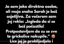Nikada nisam očekivala da će moja snaha ovako reagovati na moj komentar o težini. Nikada nisam očekivala da će moja snaha ovako reagovati na moj komentar o težini.
