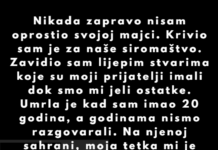 “Nikada zapravo nisam oprostio svojoj majci…” “Nikada zapravo nisam oprostio svojoj majci…”