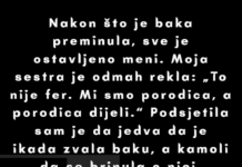 Odbijam da dijelim bakino nasljedstvo — niko drugi se čak nije ni potrudio da je posjeti. Odbijam da dijelim bakino nasljedstvo — niko drugi se čak nije ni potrudio da je posjeti.