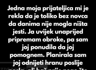 “Odbila sam dati hranu svojoj prijateljici nakon što sam vidjela njen profil na društvenim mrežama” “Odbila sam dati hranu svojoj prijateljici nakon što sam vidjela njen profil na društvenim mrežama”