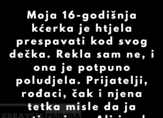 “Odbila sam pustiti svoju tinejdžerku da prespava kod dečka – jer znam njegovu tajnu” “Odbila sam pustiti svoju tinejdžerku da prespava kod dečka – jer znam njegovu tajnu”