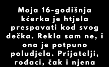 “Odbila sam pustiti svoju tinejdžerku da prespava kod dečka – jer znam njegovu tajnu” “Odbila sam pustiti svoju tinejdžerku da prespava kod dečka – jer znam njegovu tajnu”