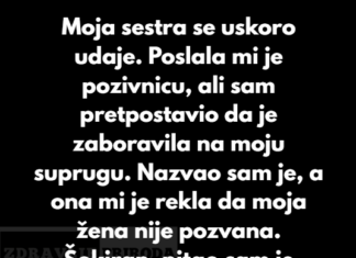 Odbio sam da prisustvujem sestrinoj svadbi nakon što je isključila moju suprugu. Odbio sam da prisustvujem sestrinoj svadbi nakon što je isključila moju suprugu.