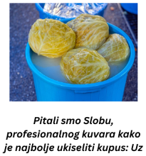 Pitali smo Slobu, profesionalnog kuvara kako je najbolje ukiseliti kupus: Uz ovaj savet trajaće do sledećeg leta bez skrame Pitali smo Slobu, profesionalnog kuvara kako je najbolje ukiseliti kupus: Uz ovaj savet trajaće do sledećeg leta bez skrame
