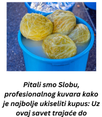 Pitali smo Slobu, profesionalnog kuvara kako je najbolje ukiseliti kupus: Uz ovaj savet trajaće do sledećeg leta bez skrame Pitali smo Slobu, profesionalnog kuvara kako je najbolje ukiseliti kupus: Uz ovaj savet trajaće do sledećeg leta bez skrame