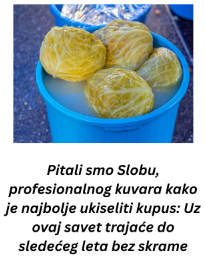 Pitali smo Slobu, profesionalnog kuvara kako je najbolje ukiseliti kupus: Uz ovaj savet trajaće do sledećeg leta bez skrame Pitali smo Slobu, profesionalnog kuvara kako je najbolje ukiseliti kupus: Uz ovaj savet trajaće do sledećeg leta bez skrame