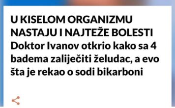 U KISELOM ORGANIZMU NASTAJU I NAJTEŽE BOLESTI Doktor Ivanov otkrio kako sa 4 badema zaliječiti želudac, a evo šta je rekao o sodi bikarboni U KISELOM ORGANIZMU NASTAJU I NAJTEŽE BOLESTI Doktor Ivanov otkrio kako sa 4 badema zaliječiti želudac, a evo šta je rekao o sodi bikarboni