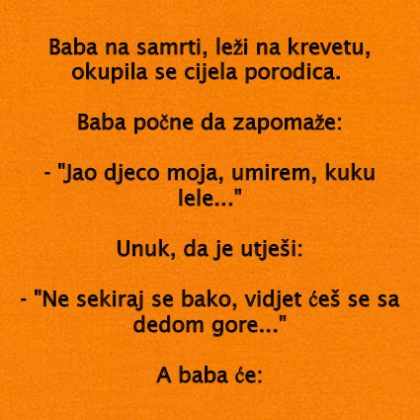 VIC DANA: Baba na samrti VIC DANA: Baba na samrti