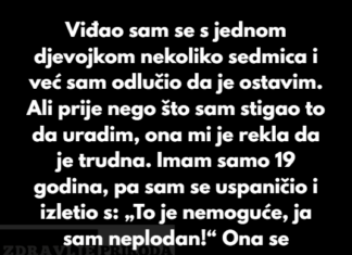 “Viđao sam se s jednom djevojkom nekoliko sedmica i već sam odlučio da je ostavim…” “Viđao sam se s jednom djevojkom nekoliko sedmica i već sam odlučio da je ostavim…”