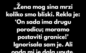 „Zahtjevi moje snahe su uvredljivi i potpuno sam bijesna“ „Zahtjevi moje snahe su uvredljivi i potpuno sam bijesna“