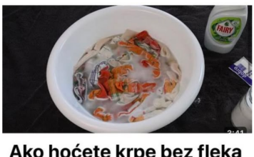 Ako hoćete krpe bez fleka bijele kao snijeg potopite ih u OVU tečnost! Ako hoćete krpe bez fleka bijele kao snijeg potopite ih u OVU tečnost!