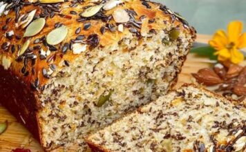 BRZI ZOBENI HLJEB ZA DORUČAK! Bez brašna, bez šećera, bez ulja i bez glutena — zdrav, mekan i gotov za nekoliko minuta! BRZI ZOBENI HLJEB ZA DORUČAK! Bez brašna, bez šećera, bez ulja i bez glutena — zdrav, mekan i gotov za nekoliko minuta!