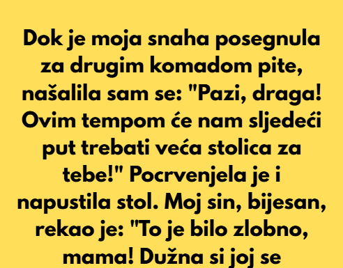 Dala sam bezazlenu primjedbu o težini svoje snahe — sada moja porodica ne želi da razgovara sa mnom Dala sam bezazlenu primjedbu o težini svoje snahe — sada moja porodica ne želi da razgovara sa mnom