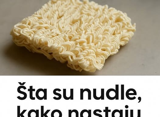 Evo kako nastaju nudle i jesu li zaista nezdrave Evo kako nastaju nudle i jesu li zaista nezdrave