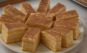 🍮 KOLAČ S KARAMEL KREMOM KOJI SE TOPI U USTIMA – jednostavan i neodoljiv recept za prave sladokusce 😍✨