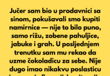 Jučer sam bio u prodavnici sa sinom, pokušavali smo kupiti namirnice… Jučer sam bio u prodavnici sa sinom, pokušavali smo kupiti namirnice…