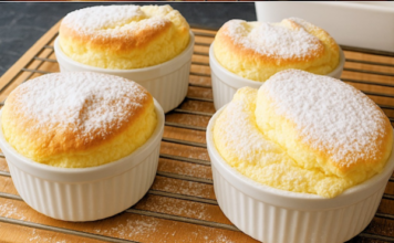 LIMUN SUFLE 🍋☁️ Mekani, prozračni desert koji se topi u ustima – savršen za impresionirati goste!