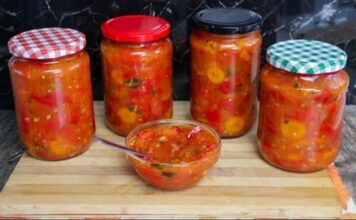 Lovačka salata za zimu – Zimnica od paprike i paradajza, RECEPT bez konzervansa ZIMNICA RECEPTI Lovačka salata za zimu – Zimnica od paprike i paradajza, RECEPT bez konzervansa ZIMNICA RECEPTI