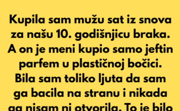 Mesecima sam štedela da mu kupim sat iz snova za našu 10. godišnjicu braka. Mesecima sam štedela da mu kupim sat iz snova za našu 10. godišnjicu braka.