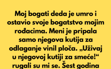 Moj bogati deda je preminuo i celokupno svoje bogatstvo ostavio mojim rođacima… Moj bogati deda je preminuo i celokupno svoje bogatstvo ostavio mojim rođacima…
