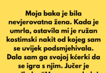 Moja baka je bila prava živahna žena… Moja baka je bila prava živahna žena…