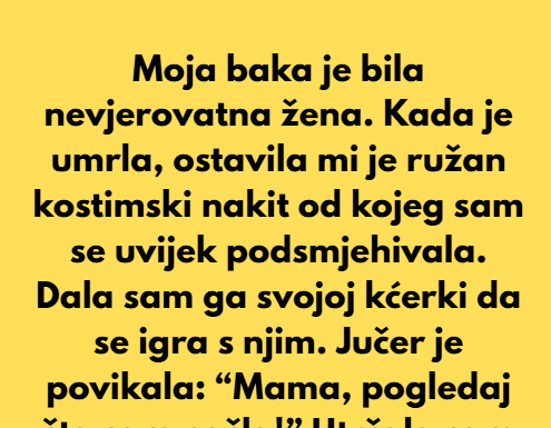 Moja baka je bila prava živahna žena… Moja baka je bila prava živahna žena…