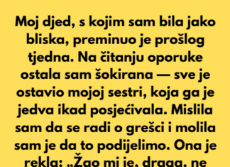 Moja sestra je odbila podijeliti djedovo nasljedstvo sa mnom — ali sudbina je okrenula ploču. Moja sestra je odbila podijeliti djedovo nasljedstvo sa mnom — ali sudbina je okrenula ploču.